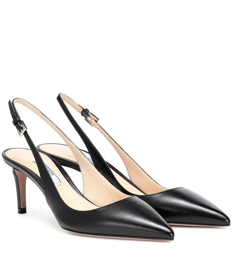 prada milano heels|prada flat heel shoes.